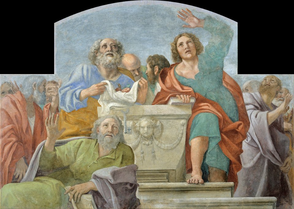 Annibale Carracci - Apostles around the Empty Sepulchre - Google Art Project