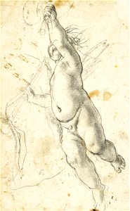 Annibale Carracci - Flying Putto - Google Art Project