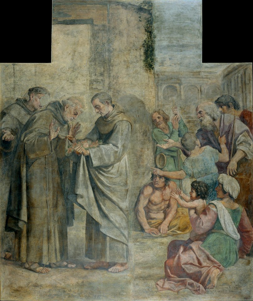 Annibale Carracci - Miracle of the Roses - Google Art Project