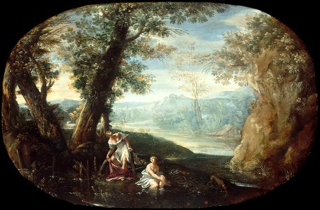 Annibale Carracci - Landschaft mit badenden Frauen - 14617 - Bavarian State Painting Collections