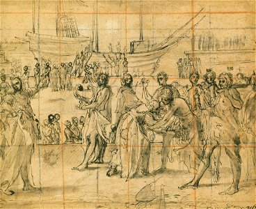 Annibale Carracci - Meeting of Jason and King Aeëtes
