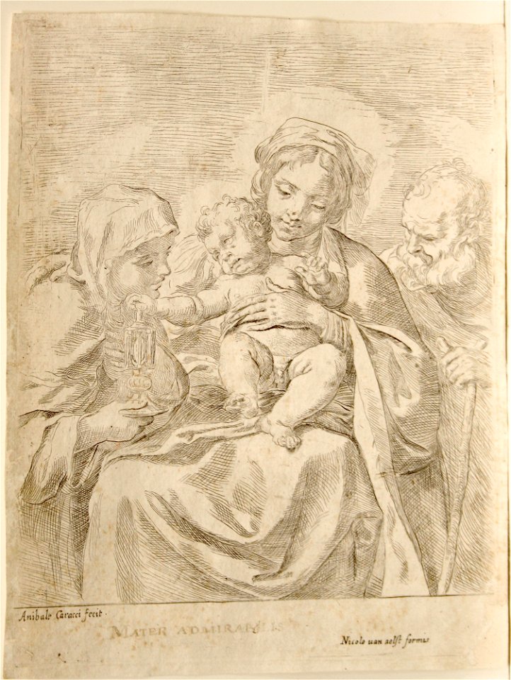 Annibale Carracci - Mãe Admirável (Sagrada Família)