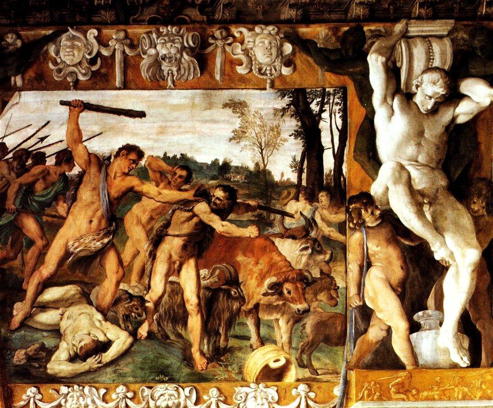 Annibale Carracci - Storie della fondazione di Roma - 03