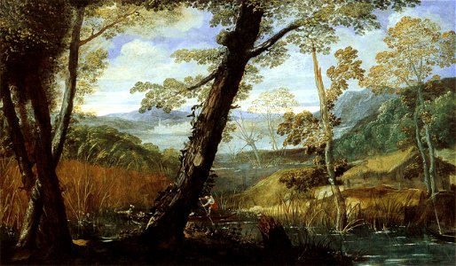 Annibale Carracci - River Landscape - WGA4424