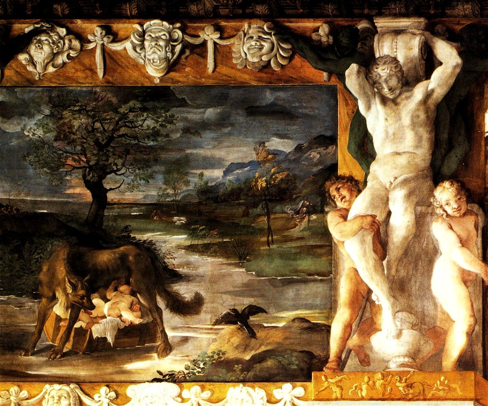 Annibale Carracci - Storie della fondazione di Roma - 02