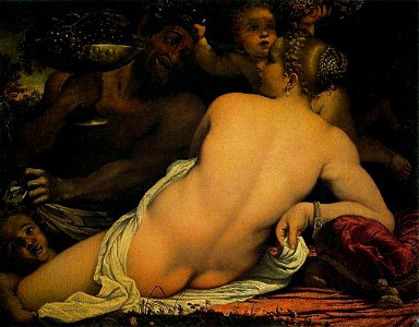 Annibale Carracci - Venus with a Satyr and Cupids - WGA4430