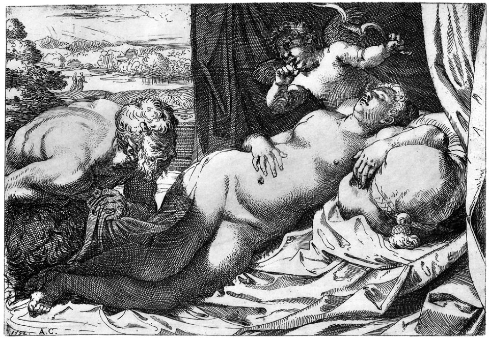 Annibale Carracci Giove e Antipoe