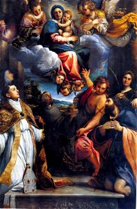 Annibale Carracci Madonna e Santi - Pinacoteca Nazionale Bologna