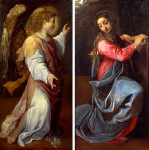 Annibale Carracci Arcangelo Gabriele e Vergine Annunciata Bologna