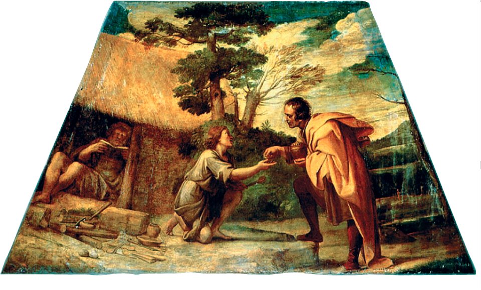 Annibale Carracci e bottega - Elemosina di San Diego