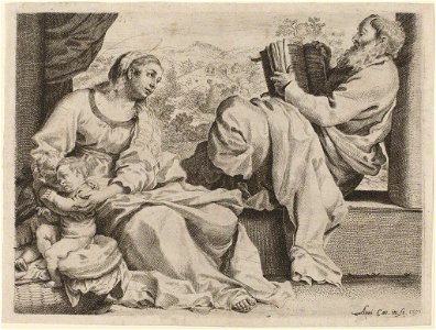 Annibale Carracci Sacra Famiglia e san Giovannino