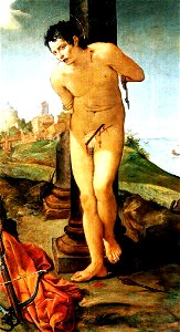 Annibale Carracci San Sebastiano Dresda. Free illustration for personal and commercial use.