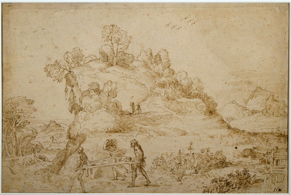 Annibale Carracci - Landscape and Figures - Google Art Project