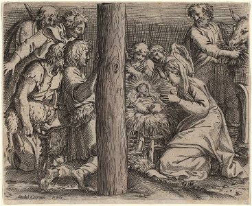 Annibale Carracci Presepe