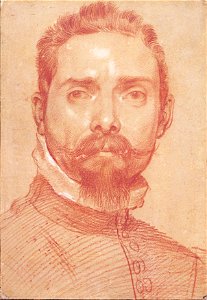 Annibale Carracci - Male Portrait (The Lutenist Mascheroni), c. 1593-1594 - Google Art Project