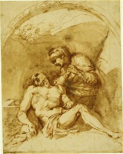 Annibale Carracci, Studio per la Pietà (1)