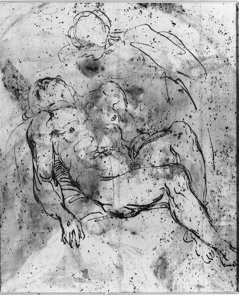 Annibale Carracci, Studio per la Pietà (2)