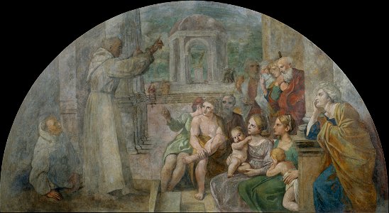Annibale Carracci - Saint Didacus Preaching - Google Art Project