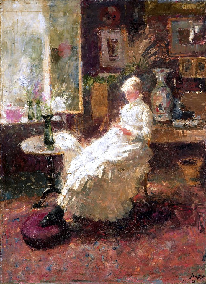 Annie Hall in Lissadell, Surrey, by Jan Toorop