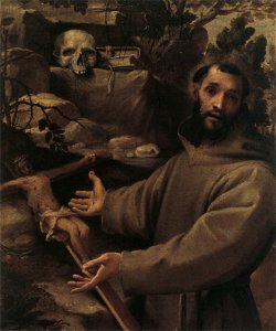 Annibale Carracci, San Francesco adorante il Crocifisso, Venezia
