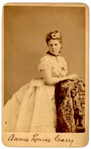 Annie Louise Cary, produced by Sarony & Co., Photographers, 680 Broadway, N.Y., Napoleon Sarony, Alfred S. Camprell
