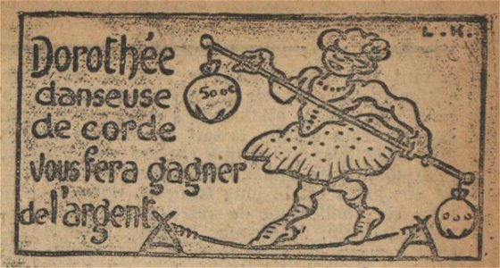 Annonce Dorothée, danseuse de corde