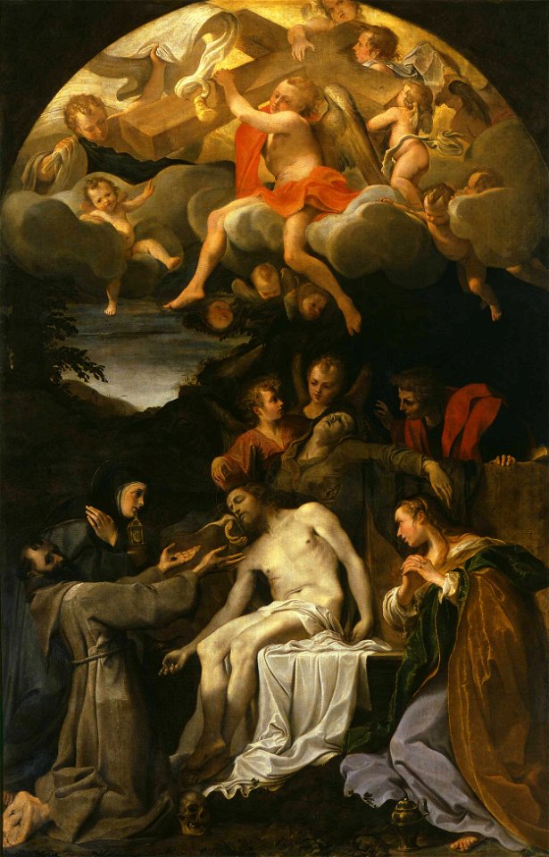 Annibale carracci pietà parma