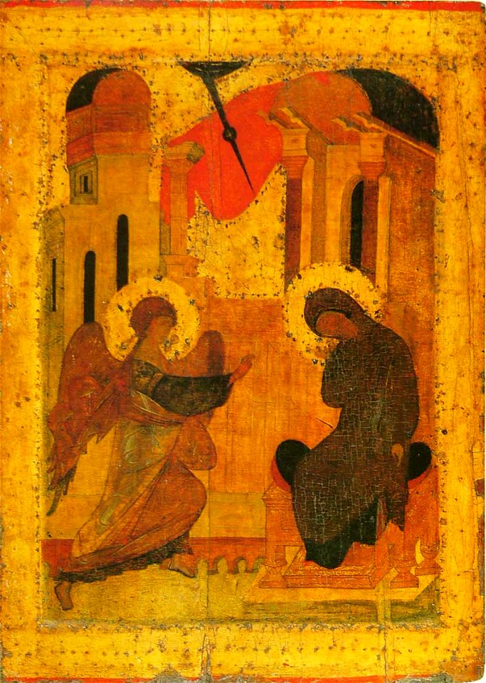 Annunciation (1420s, Sergiev Posad)