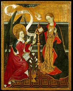 Annunciation - Google Art Project. Free illustration for personal and commercial use.