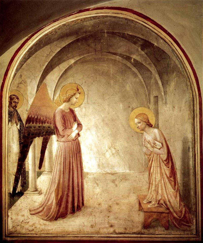 Annunciation by Fra Angelico (San Marco Cell 3)