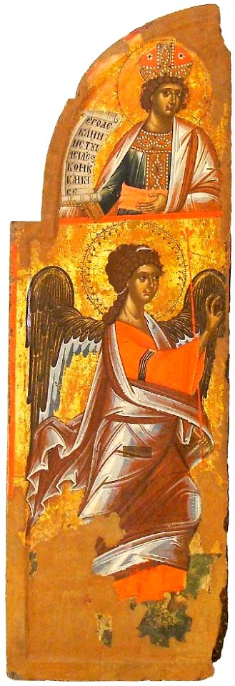 Annunciation, Second Half of XIV Century, St Mary Bolnichka Church, Ohrid Icon Gallery