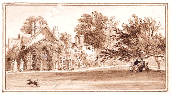 Anon - Monros-Cottage-98019 - Bushey, Herts- Cottage Orné of Dr Monro’s - 1827