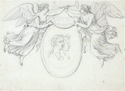 Anon-98030 - Study for a Memorial - circa 1800. Free illustration for personal and commercial use.