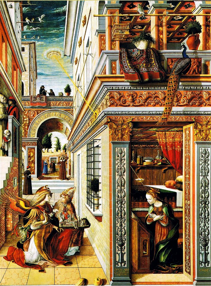 Annunciation closeup
