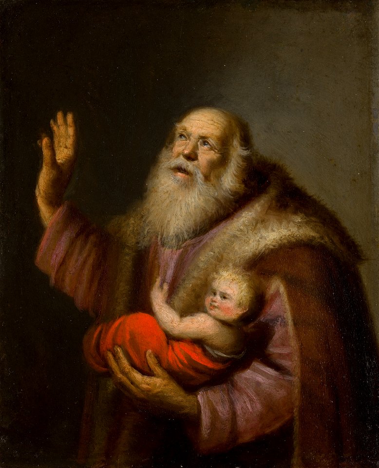 Anoniem (Noordelijke Nederlanden) - Simeon and the Christ Child - 229 - Mauritshuis