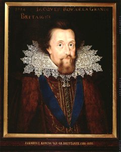 Anoniem (Noordelijke Nederlanden) - Portrait of James I (1566-1625), King of England - 105 - Mauritshuis