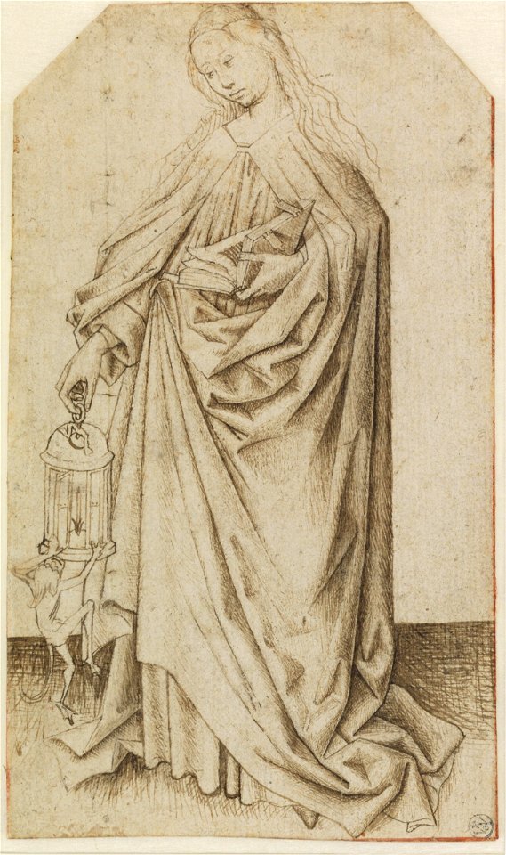 Anoniem - De Heilige Goedele, circa 1470-1480, N 77 (PK)