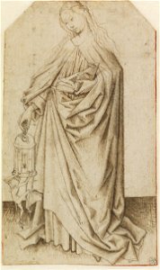 Anoniem - De Heilige Goedele, circa 1470-1480, N 77 (PK)