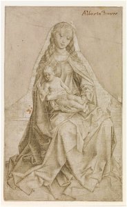 Anoniem - Madonna with Christ-Child Blessing, circa 1440-1450, N 9 (PK)