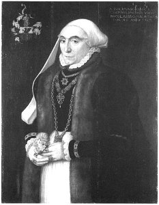 Anoniem Mittelrhein (streek) 1567 gedateerd - Portret van Anna Rauscher - 1736 - Städel Museum