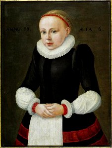 Anoniem Mittelrhein (streek) 1588 gedateerd - Portret van Susanna Völker - 1726 - Städel Museum