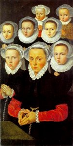 Anoniem Duitsland tweede helft van de 16e eeuw - Vrouwelijke leden van een stichtersfamilie - 725 - Städel Museum