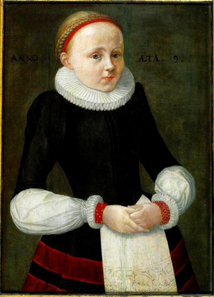 Anoniem Mittelrhein (streek) 1588 gedateerd - Portret van Maria Jacobina Völker - 1725 - Städel Museum