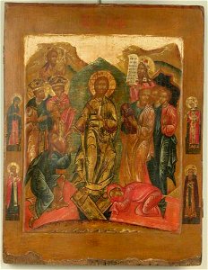 Anoniem Rusland 1690-1710 - Anastasis - RMCC s223 - Museum Catharijneconvent
