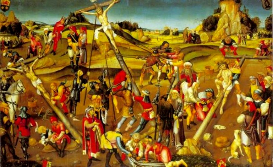 Anoniem Straatsburg ca. 1500 - Kruisoprichting - HM 43 - Städel Museum