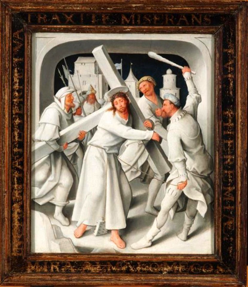 Anoniem Zuidelijke Nederlanden (historische regio) ca. 1515-1520 - Kruisdraging - 6007 - Museum of Fine Arts, Budapest