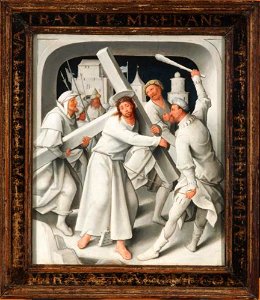 Anoniem Zuidelijke Nederlanden (historische regio) ca. 1515-1520 - Kruisdraging - 6007 - Museum of Fine Arts, Budapest