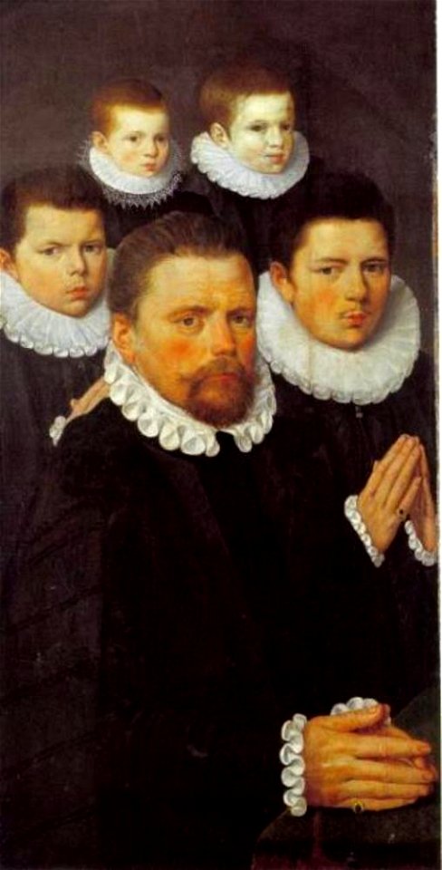 Anoniem Zuidelijke Nederlanden (historische regio) tweede helft 16e eeuw - Mannelijke leden van een stichtersfamilie - 724 - Städel Museum