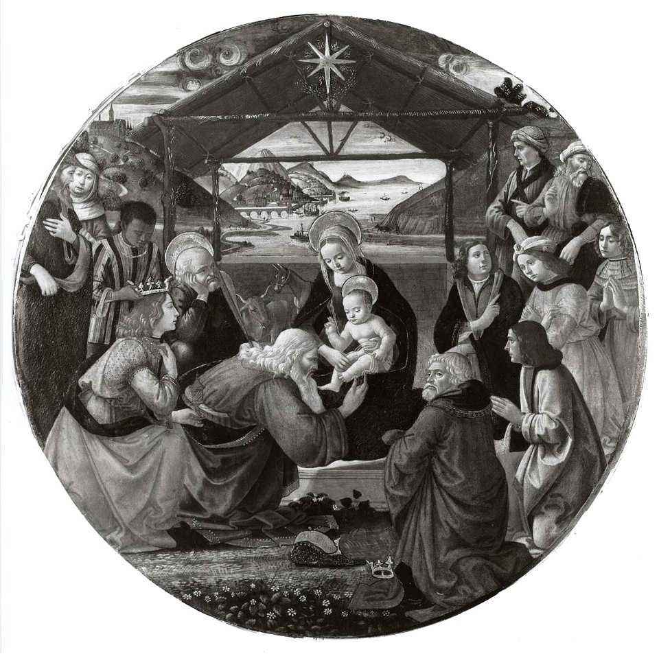 Anonimo fiorentino sec. XV XVI - Adorazione dei Re Magi, inventario 1912, n. 358
