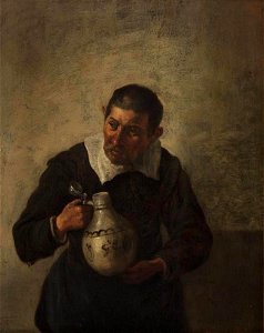 Anoniem Noordelijke Nederlanden (historische regio) 17e eeuw - Man met bierkruik - 2495 (OK) - Museum Boijmans Van Beuningen